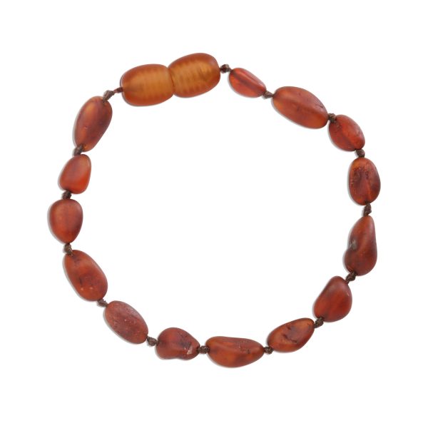 Amber Teething Bracelet for Teething Babies and Toddlers (Light Cherry) - Cherished Moments Jewelry