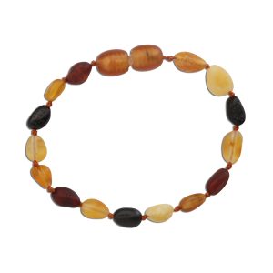 Amber Teething Bracelet for Teething Babies and Toddlers (Multi) - Cherished Moments Jewelry