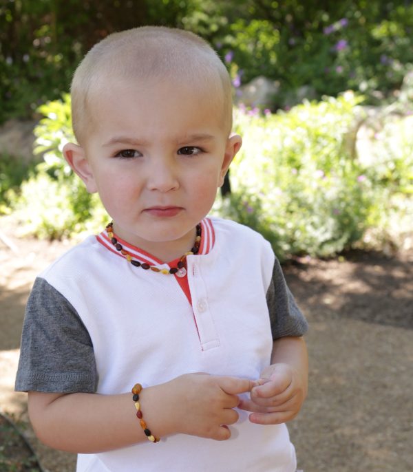Amber Teething Bracelet for Teething Babies (Multi) - Cherished Moments Jewelry