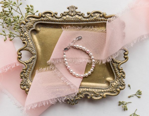 Sterling Silver New Arrival Baby Bracelet Infant Girl Newborn Gift - Cherished Moments Jewelry