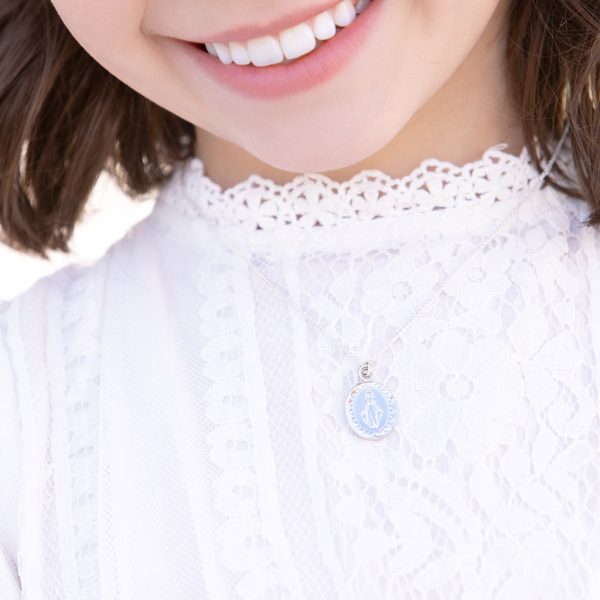 Our Lady of Guadalupe, Virgin Mary Miraculous Medal Necklace