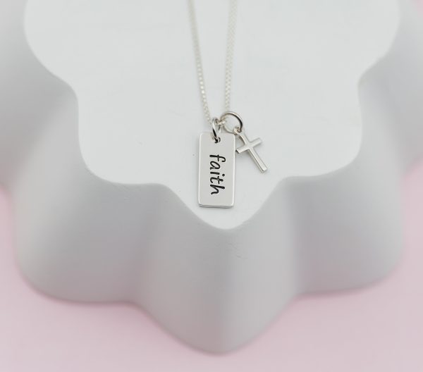 First Communion Faith Necklace for Girls - Cherished Moments Jewelry