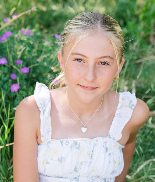 Sterling Silver Children’s Personalized Heart Necklace
