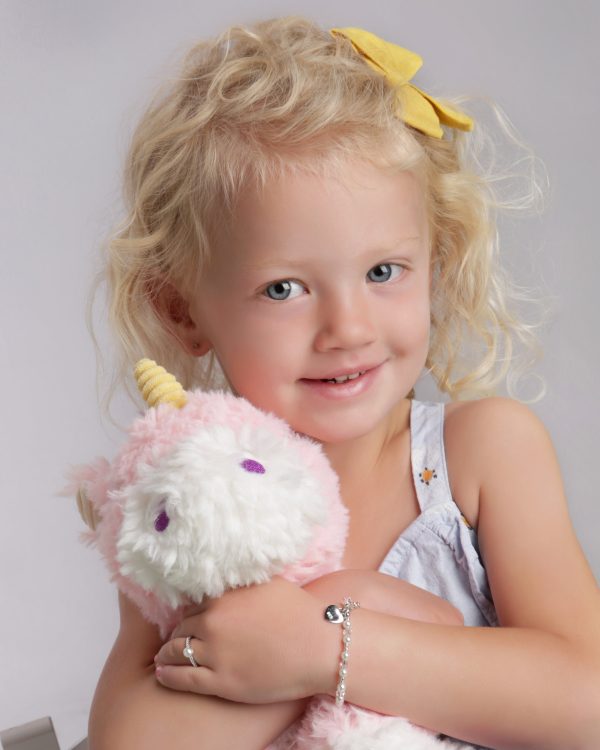 Sterling Silver Pearl Baby Ring with CZs for Kids