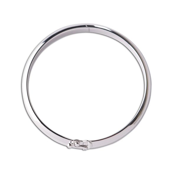 Sterling Silver Baby Bangle Bracelet with FREE Engraving – Bangle (Classic)