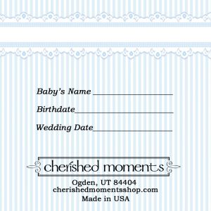 Boy’s Blessing to Bride Sterling Silver Christening Bracelet for Baby Boy