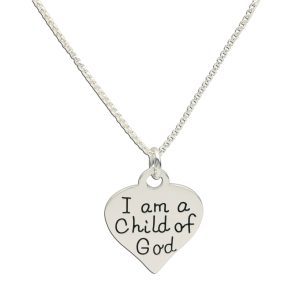 I am a Child of God Necklace with Heart for Girls - Cherished Moments Jewelry