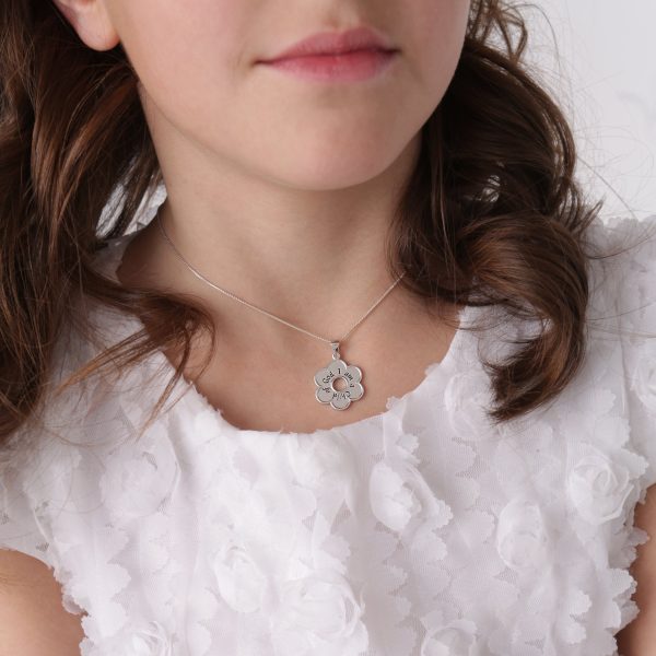 I am a Child of God Necklace with Daisy for Girls - Cherished Moments Jewelry