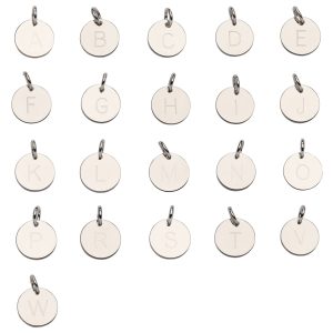 Sterling Silver Initial Charms