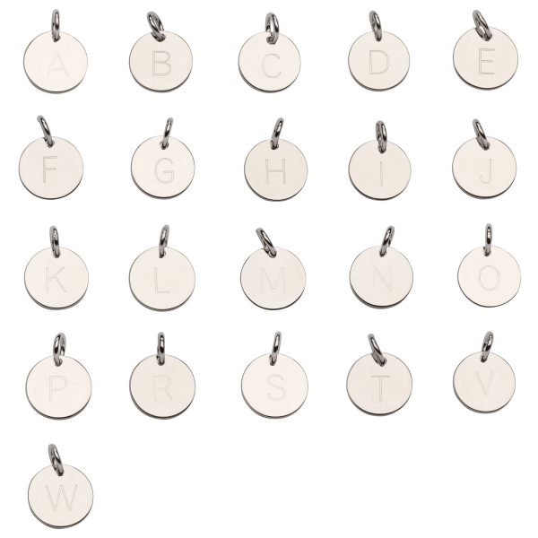 Sterling Silver Initial Charms