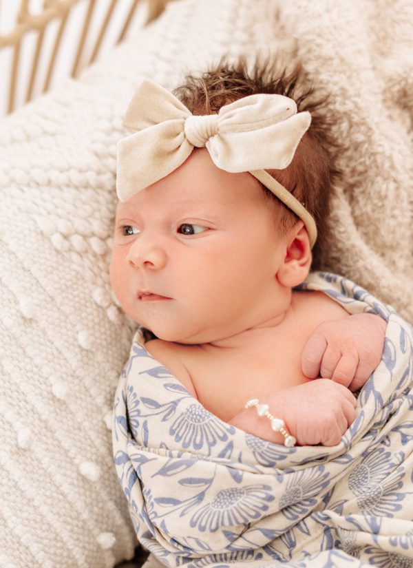 Millie – 14K-Gold Plated Czech Heart Pearl Baby and Girl’s Bracelet