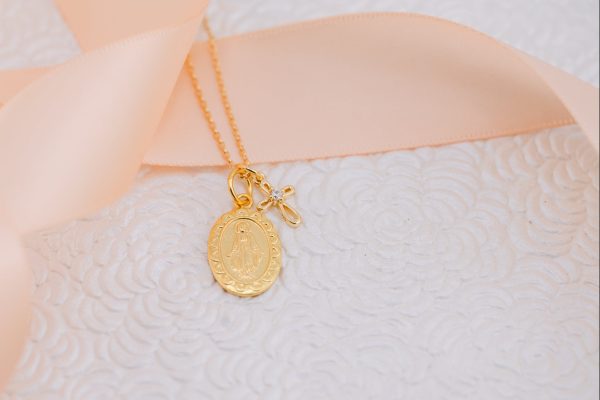Our Lady of Guadalupe, Virgin Mary Miraculous Medal Necklace