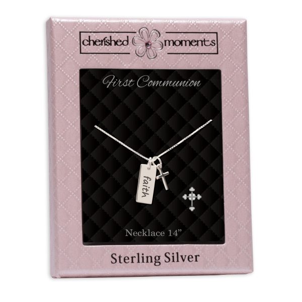 First Communion Faith Necklace for Girls - Cherished Moments Jewelry