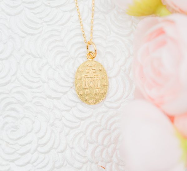 Our Lady of Guadalupe, Virgin Mary Miraculous Medal Necklace