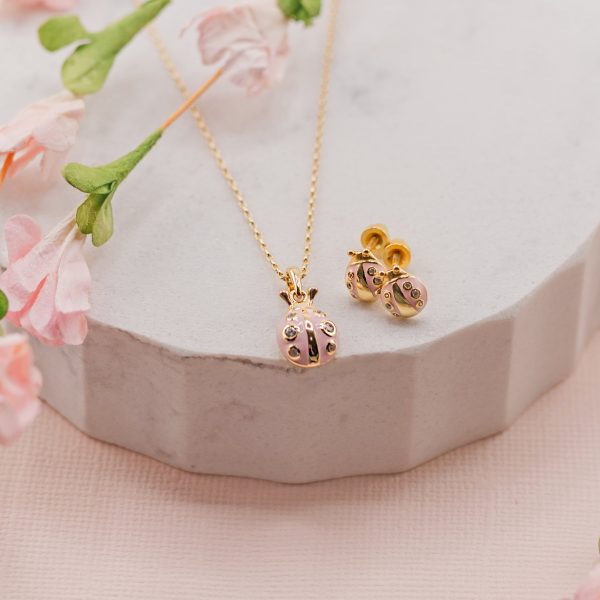 Ladybug Screwback Earring for Toddlers and Little Girls