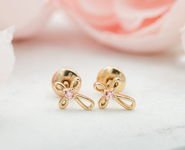Infinity Cross Earrings for Girl’s with Cubic Zirconia