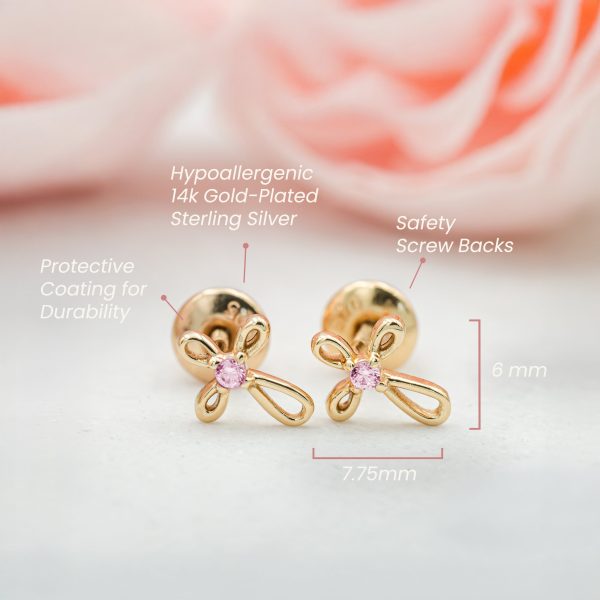 Infinity Cross Earrings for Girl’s with Cubic Zirconia