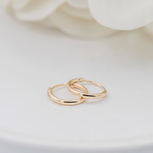 14K Gold-Plated Endless Hoop Earring