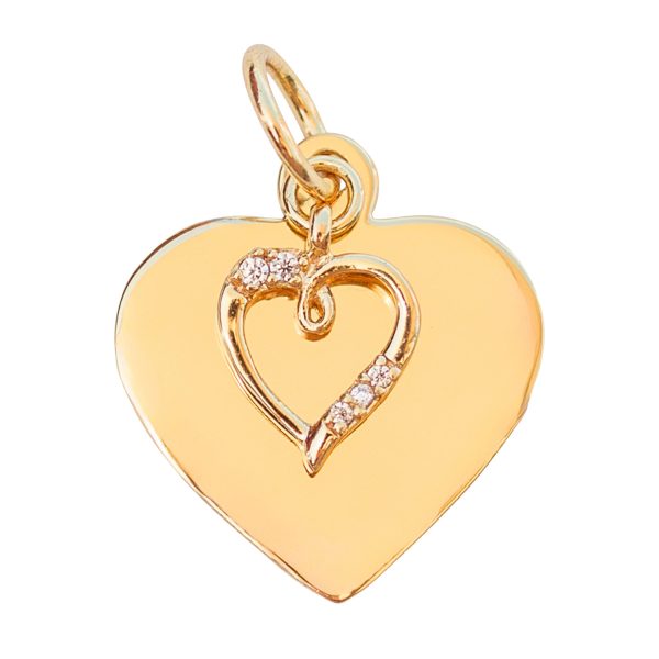 Custom Engraved Heart Charms