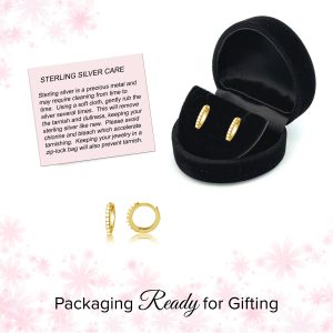 Huggie Hoop Earrings gift box