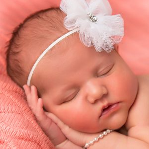 Sterling Silver High-End Austrian Simulated Pearl Cross Baptism, Christening or Dedication Bracelet for Baby Girl - Cherished Moments Jewelry