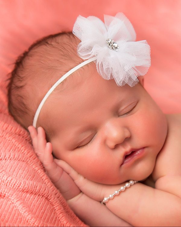 Sterling Silver High-End Austrian Simulated Pearl Cross Baptism, Christening or Dedication Bracelet for Baby Girl - Cherished Moments Jewelry