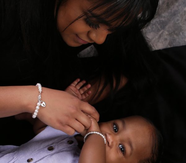 Mom and Me Bracelet Set - She Holds the Key to Your Heart - Cherished Moments Jewelry