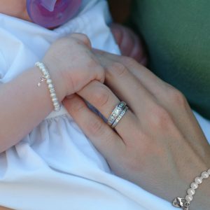 Mom and Me Bracelet Set - She Holds the Key to Your Heart - Cherished Moments Jewelry