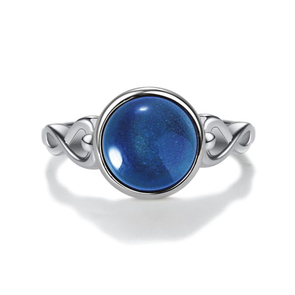 Sterling Silver Girl’s Mood Ring (Round)