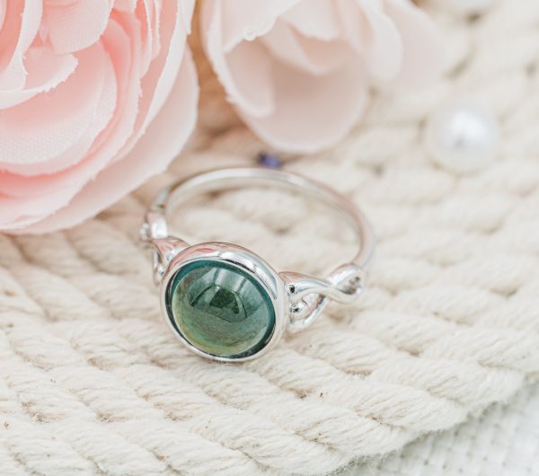 Sterling Silver Girl’s Mood Ring (Round)