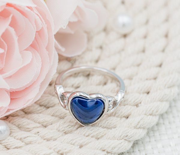 Sterling Silver Girl’s Mood Ring (Heart)
