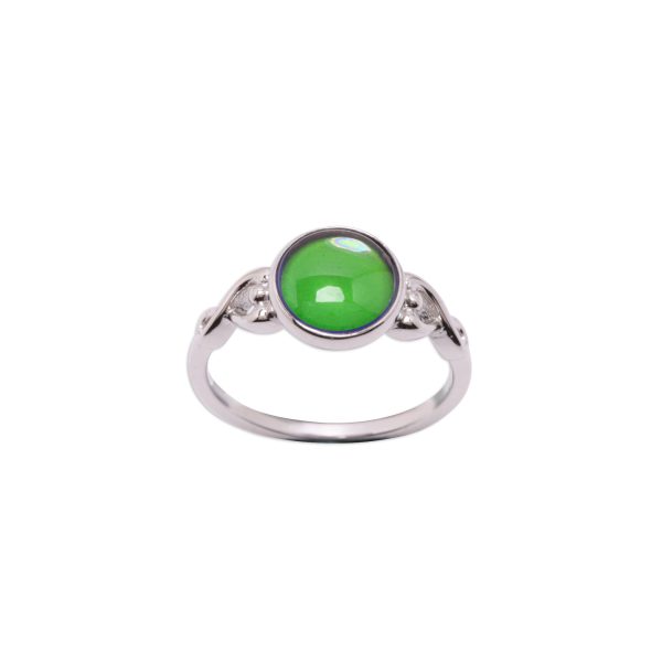 Sterling Silver Girl’s Mood Ring (Round)