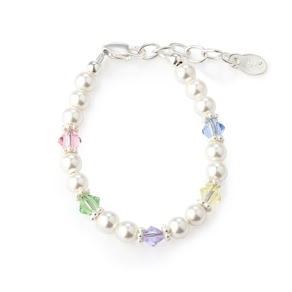 Sterling Silver New Arrival Multi-Color Baby Bracelet for Infant Girl Gift