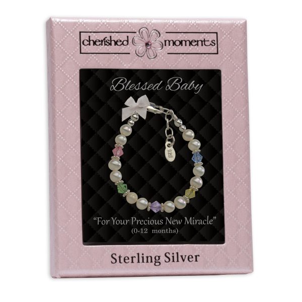 Sterling Silver New Arrival Multi-Color Baby Bracelet for Infant Girl Gift