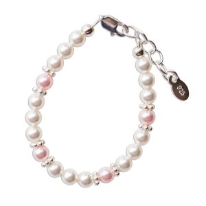 Sterling Silver New Arrival Baby Bracelet Infant Girl Newborn Gift - Cherished Moments Jewelry