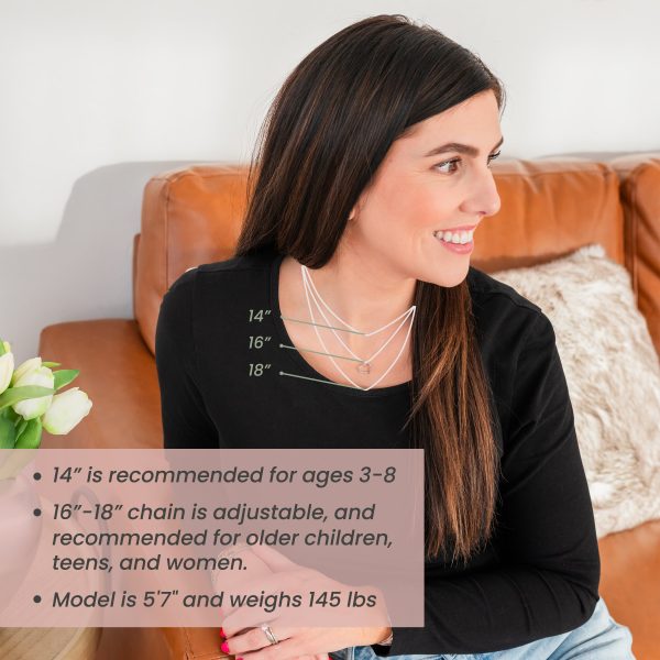 Anchored in Faith Horizontal Cross Necklace for Girls