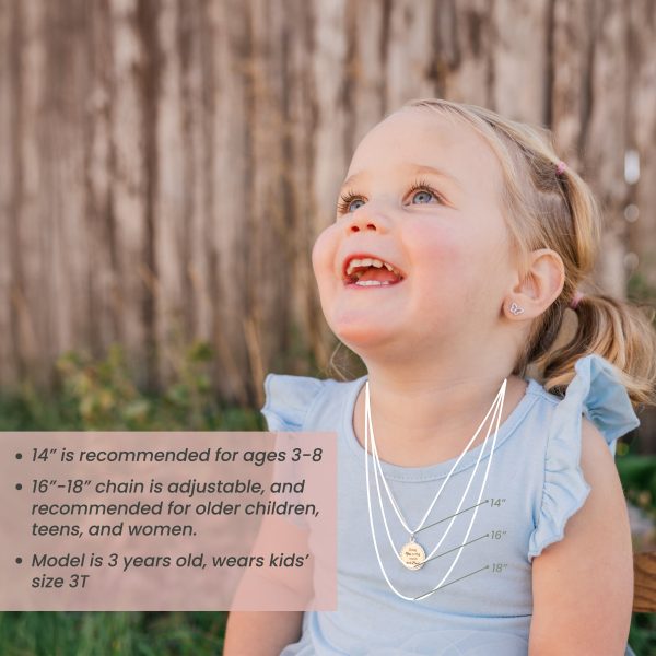 Girl’s Simply Faithful 14K Gold-Plated Dainty Cross Necklace