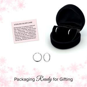 Sterling Silver Endless Hoop Earring 10mm - Cherished Moments Jewelry