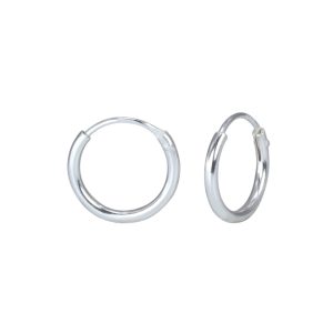 Sterling Silver Endless Hoop Earring 10mm - Cherished Moments Jewelry