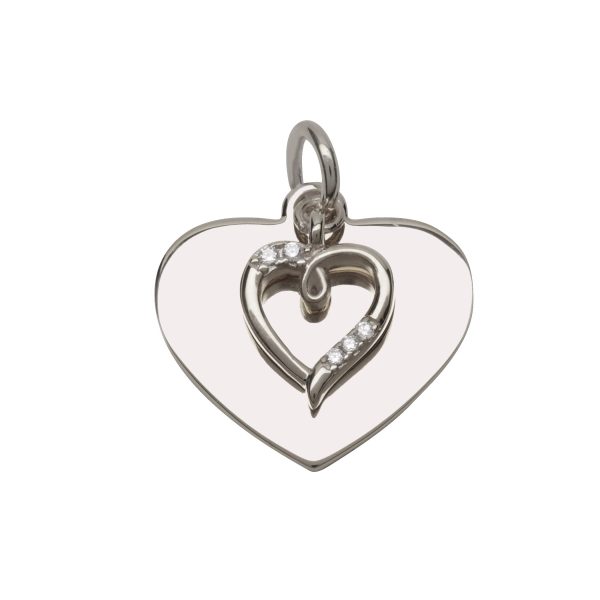 Custom Engraved Heart Charms