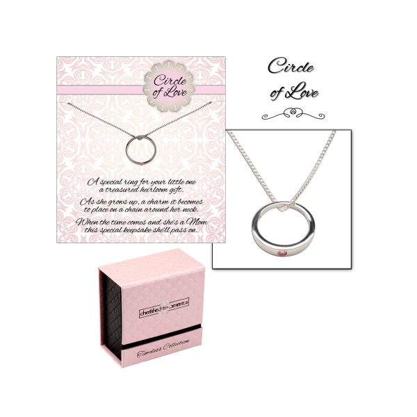 Circle of Love Keepsake Gift for Girls Baby Gift - Cherished Moments Jewelry