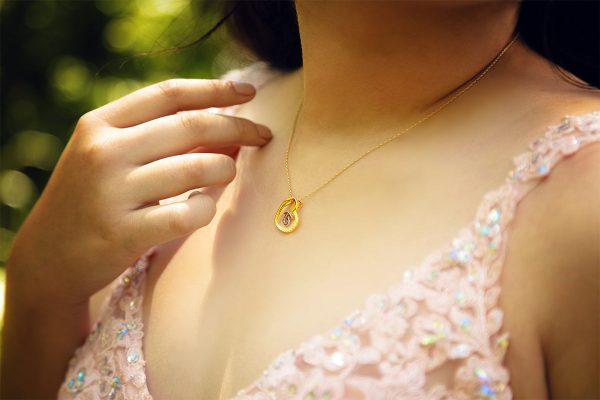 Quinceañera Heart Necklace