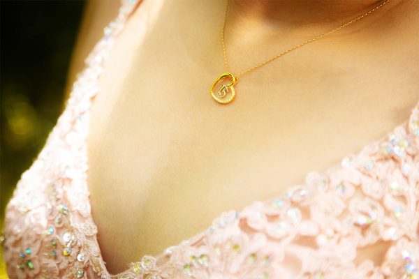 Quinceañera Heart Necklace