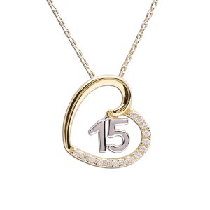 Quinceañera Heart Necklace